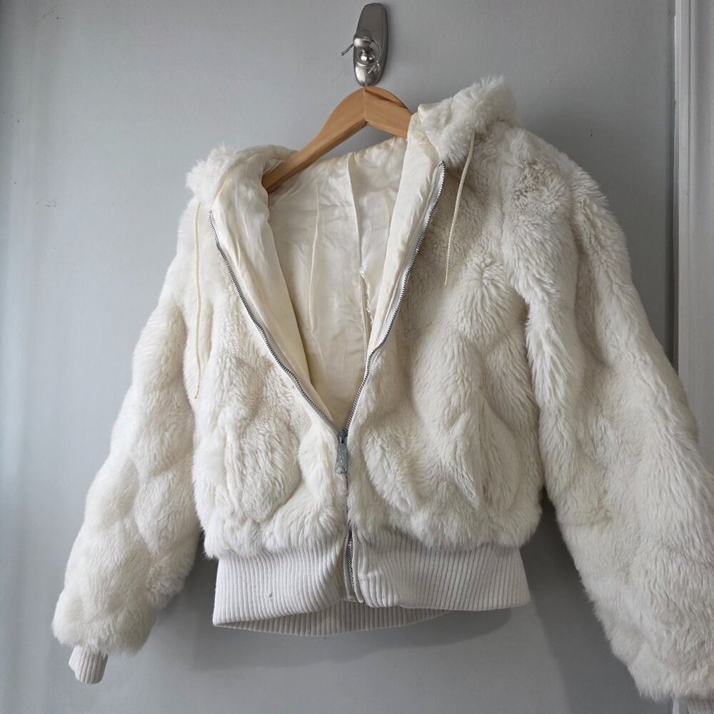 Vintage Girls Fur Jacket ~ Size 7(?)